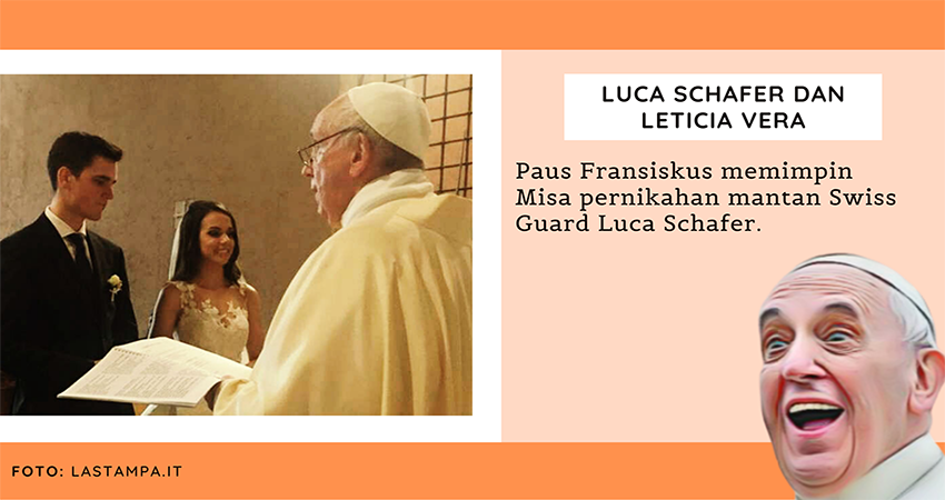 kejutan-paus-fransiskus-untuk-Luca-Elia-Maria-Schafer