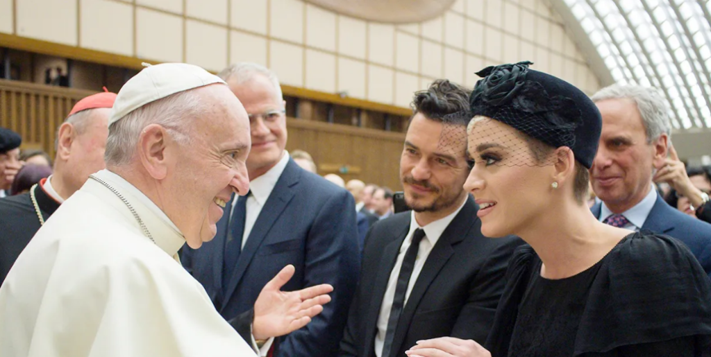 Katy-Perry-dan-Orlando-Bloom-bertemu-Paus-Fransiskus