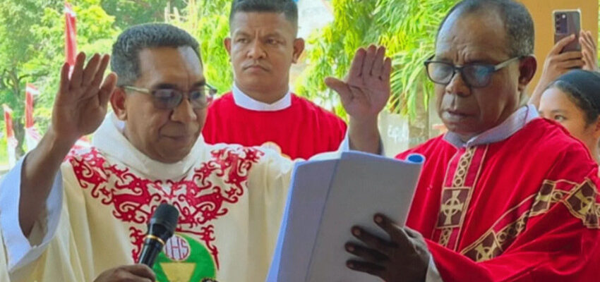 Uskup Larantuka Ditahbiskan