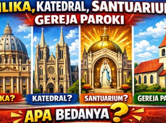 Perbedaan Basilika, Katedral, Santuarium, dan Gereja Paroki