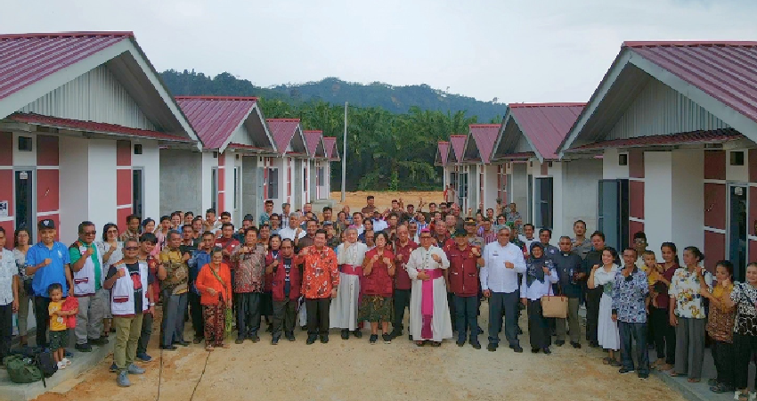 Caritas Indonesia Serahkan Hunian Baru